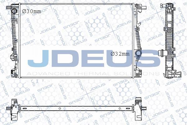 Jdeus M-0570000 - Radiator, mühərrikin soyudulması www.furqanavto.az