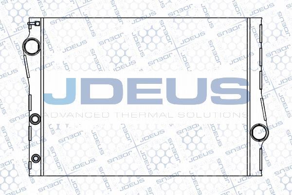 Jdeus M-0050860 - Radiator, mühərrikin soyudulması www.furqanavto.az