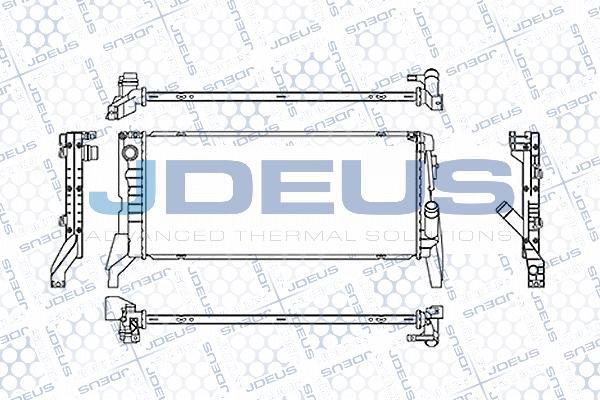 Jdeus M-0050880 - Radiator, mühərrikin soyudulması furqanavto.az