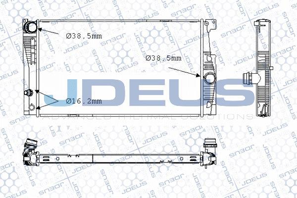 Jdeus M-0050830 - Radiator, mühərrikin soyudulması furqanavto.az