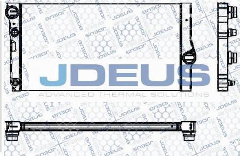 Jdeus M-0050310 - Radiator, mühərrikin soyudulması furqanavto.az