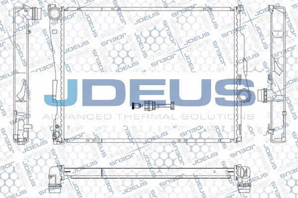 Jdeus M-0050760 - Radiator, mühərrikin soyudulması furqanavto.az