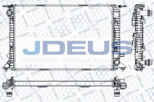 Jdeus M-0010450 - Radiator, mühərrikin soyudulması furqanavto.az