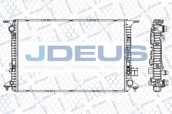 Jdeus M-001057A - Radiator, mühərrikin soyudulması furqanavto.az