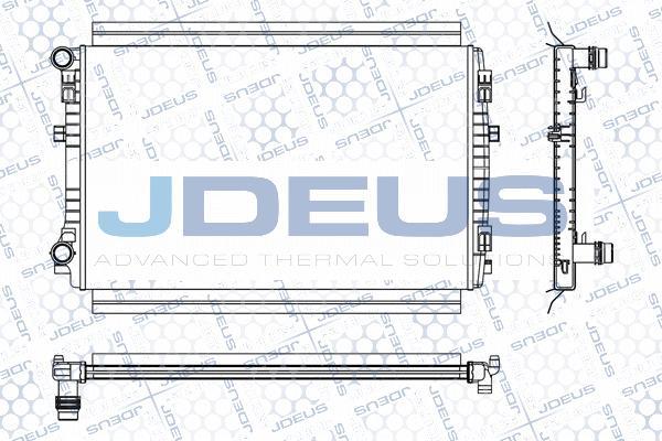 Jdeus M-001066A - Radiator, mühərrikin soyudulması furqanavto.az