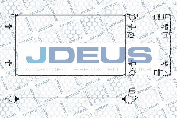 Jdeus M-0010190 - Radiator, mühərrikin soyudulması furqanavto.az