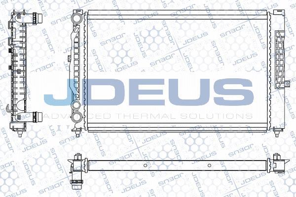 Jdeus M-0010160 - Radiator, mühərrikin soyudulması furqanavto.az