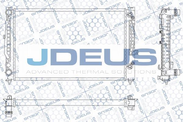 Jdeus M-0010170 - Radiator, mühərrikin soyudulması furqanavto.az