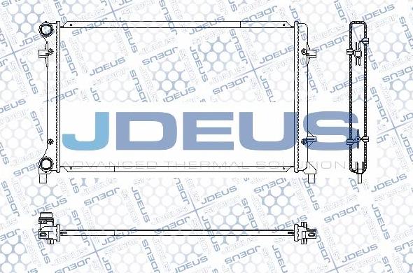 Jdeus M-0010330 - Radiator, mühərrikin soyudulması furqanavto.az