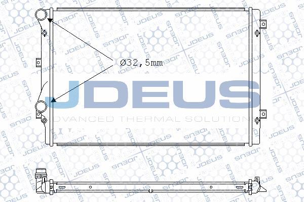 Jdeus M-0010710 - Radiator, mühərrikin soyudulması furqanavto.az