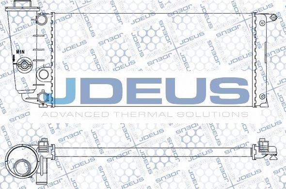 Jdeus M-0030010 - Radiator, mühərrikin soyudulması furqanavto.az