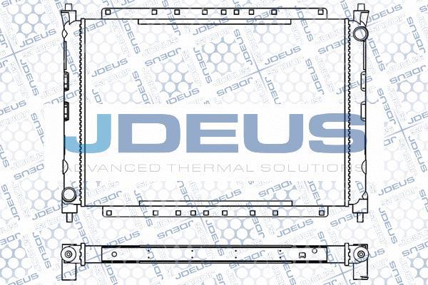 Jdeus M-0020271 - Radiator, mühərrikin soyudulması furqanavto.az