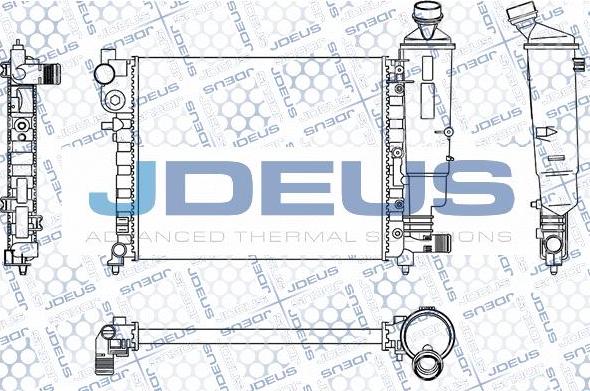 Jdeus M-0070490 - Radiator, mühərrikin soyudulması furqanavto.az