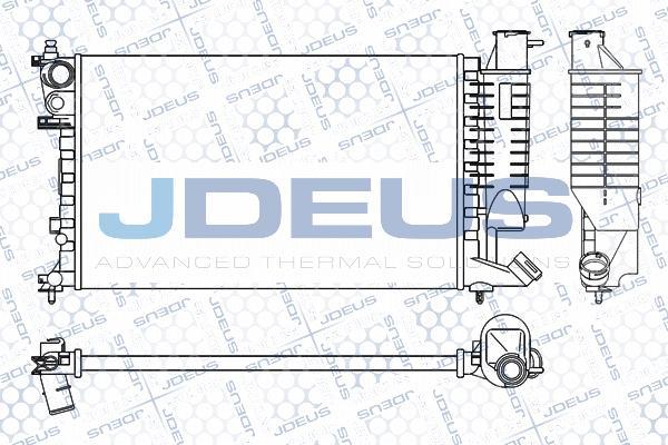 Jdeus M-0070410 - Radiator, mühərrikin soyudulması furqanavto.az