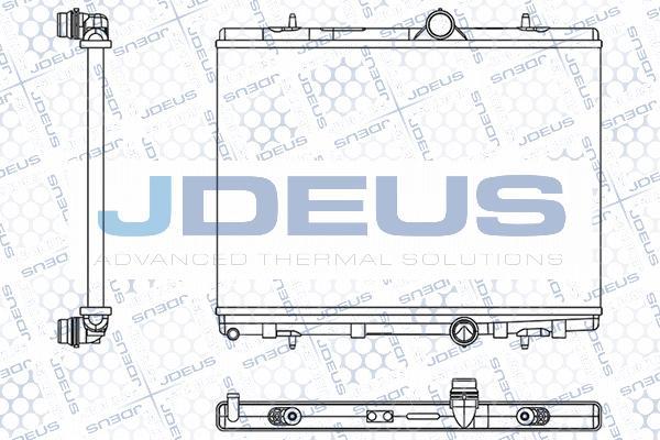 Jdeus M-0070590 - Radiator, mühərrikin soyudulması furqanavto.az