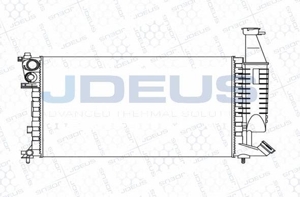 Jdeus M-0070650 - Radiator, mühərrikin soyudulması furqanavto.az