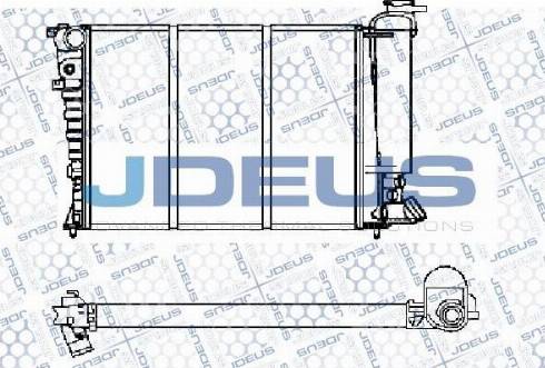 Jdeus M-0070630 - Radiator, mühərrikin soyudulması furqanavto.az