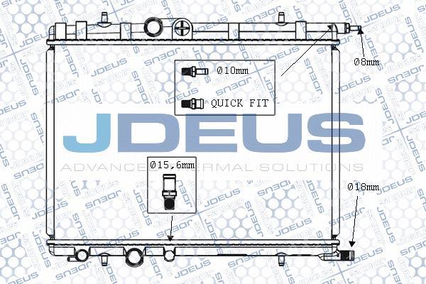 Jdeus M-0070140 - Radiator, mühərrikin soyudulması furqanavto.az