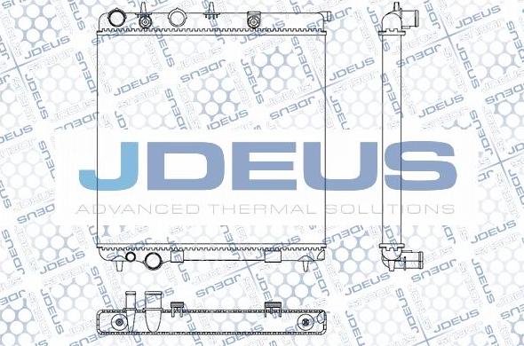 Jdeus M-0070110 - Radiator, mühərrikin soyudulması furqanavto.az