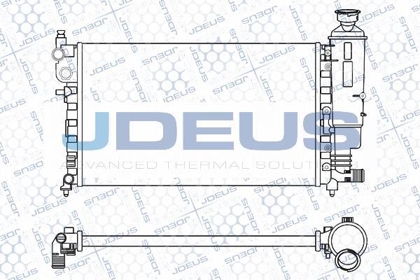 Jdeus M-0070310 - Radiator, mühərrikin soyudulması furqanavto.az