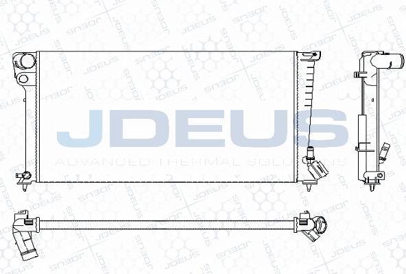 Jdeus M-0070200 - Radiator, mühərrikin soyudulması furqanavto.az