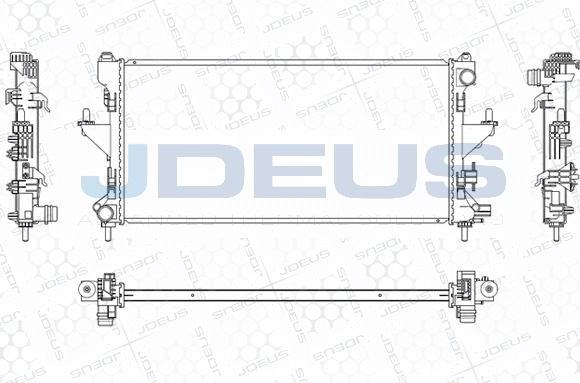 Jdeus M-0070220 - Radiator, mühərrikin soyudulması furqanavto.az