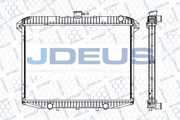Jdeus M-0190150 - Radiator, mühərrikin soyudulması furqanavto.az