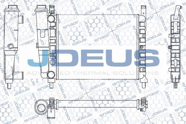 Jdeus M-0110400 - Radiator, mühərrikin soyudulması furqanavto.az