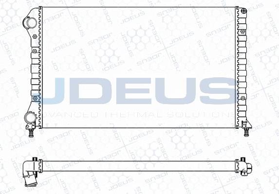 Jdeus M-011081A - Radiator, mühərrikin soyudulması furqanavto.az