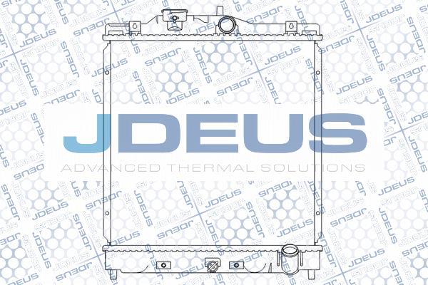 Jdeus M-0130050 - Radiator, mühərrikin soyudulması furqanavto.az