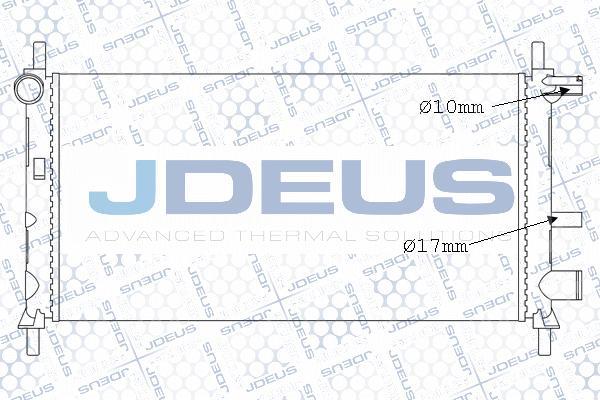 Jdeus M-012094A - Radiator, mühərrikin soyudulması furqanavto.az