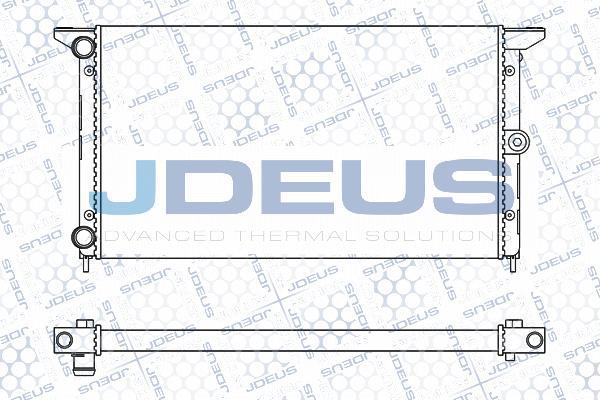 Jdeus M-012090A - Radiator, mühərrikin soyudulması furqanavto.az