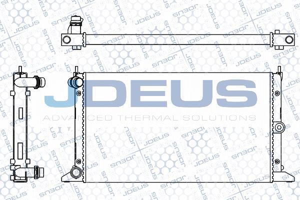 Jdeus M-012092A - Radiator, mühərrikin soyudulması furqanavto.az