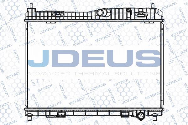 Jdeus M-0120440 - Radiator, mühərrikin soyudulması furqanavto.az