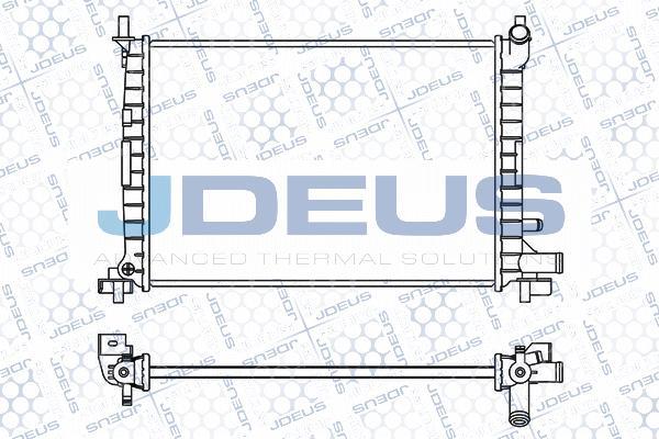 Jdeus M-0120460 - Radiator, mühərrikin soyudulması furqanavto.az