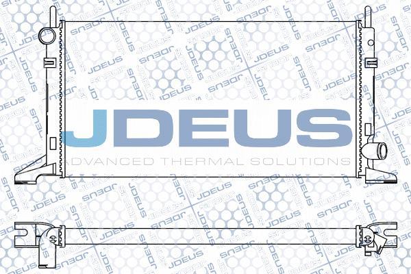Jdeus M-0120110 - Radiator, mühərrikin soyudulması furqanavto.az