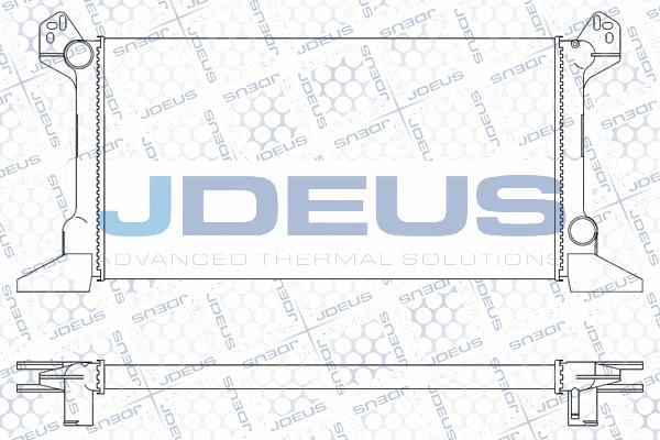 Jdeus M-0120810 - Radiator, mühərrikin soyudulması furqanavto.az