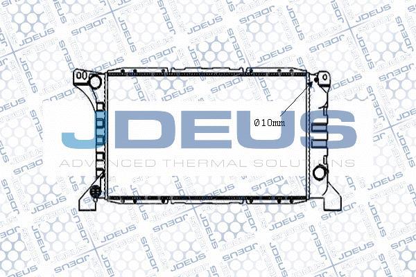 Jdeus M-0120830 - Radiator, mühərrikin soyudulması furqanavto.az