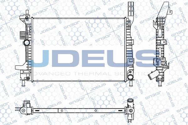 Jdeus M-0120390 - Radiator, mühərrikin soyudulması furqanavto.az