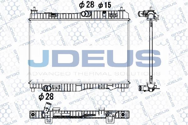 Jdeus M-0120360 - Radiator, mühərrikin soyudulması furqanavto.az