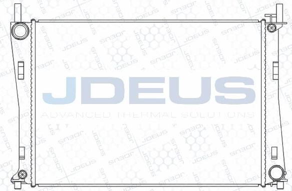 Jdeus M-0121070 - Radiator, mühərrikin soyudulması furqanavto.az