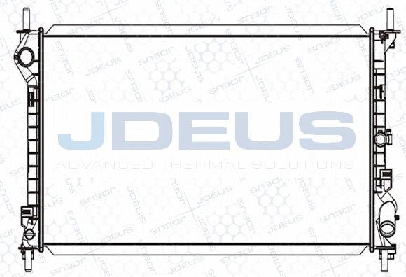Jdeus M-0121210 - Radiator, mühərrikin soyudulması furqanavto.az