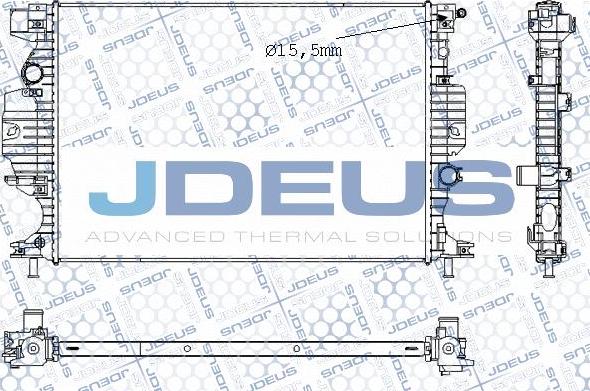Jdeus M-0121270 - Radiator, mühərrikin soyudulması furqanavto.az