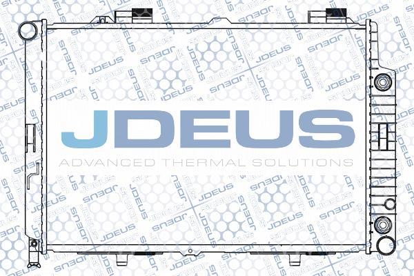 Jdeus M-0170910 - Radiator, mühərrikin soyudulması furqanavto.az