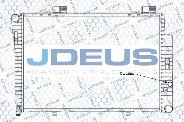 Jdeus M-0170360 - Radiator, mühərrikin soyudulması furqanavto.az