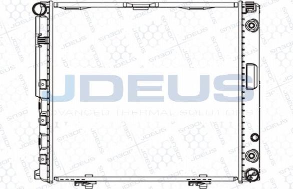 Jdeus M-0170330 - Radiator, mühərrikin soyudulması furqanavto.az