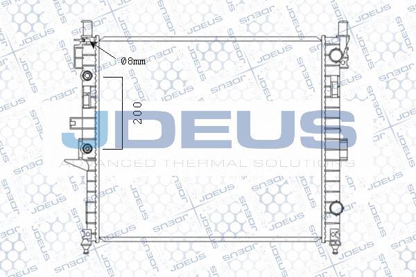 Jdeus M-017025A - Radiator, mühərrikin soyudulması furqanavto.az