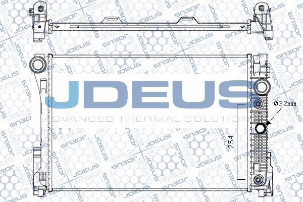 Jdeus M-0171000 - Radiator, mühərrikin soyudulması furqanavto.az