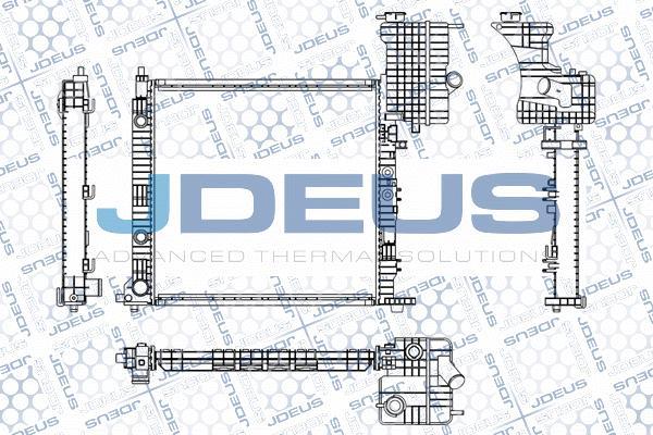 Jdeus M-0171280 - Radiator, mühərrikin soyudulması furqanavto.az
