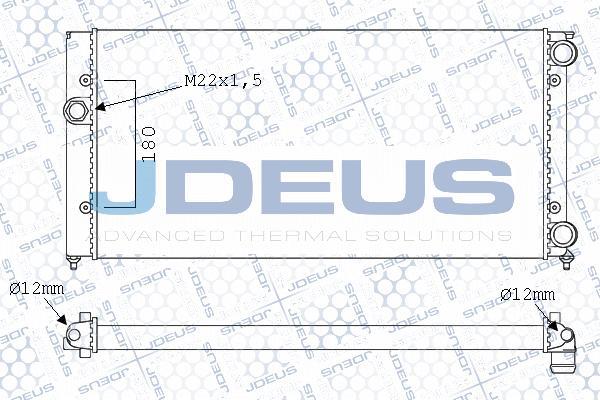 Jdeus M-0300470 - Radiator, mühərrikin soyudulması furqanavto.az